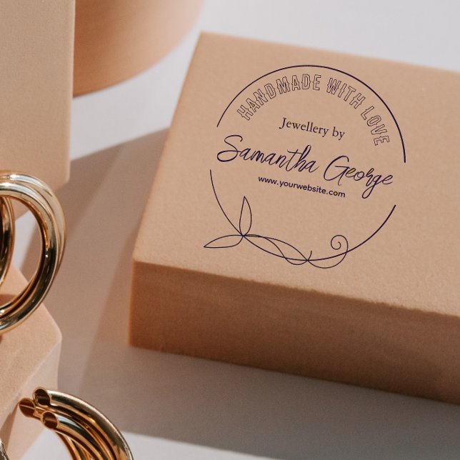 Crie o seu próprio nome feito à mão - Carimbo Mini (Criador carregado)