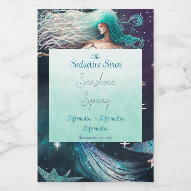 Crie O Seu Próprio Paraíso Celestial Da Sereia (Rótulo Único)