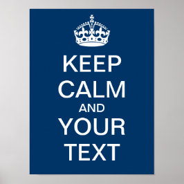 Crie O Seu Próprio Poster "Manter Calma E Carregar