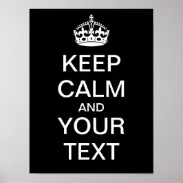 Crie O Seu Próprio Poster "Manter Calma E Carregar