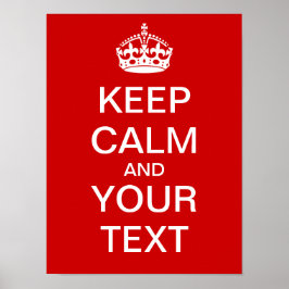 Crie O Seu Próprio Poster "Manter Calma E Carregar