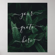 Crie o seu próprio Poster personalizado de citação