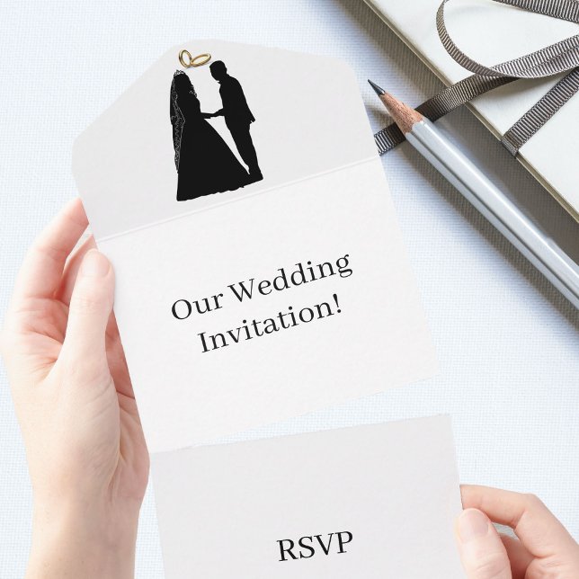 Crie o seu próprio RSVP de Casamentos Branco (Criador carregado)