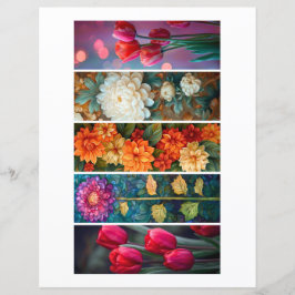 Crie Os Seus Próprios 5 Marcadores Florais Mágicos