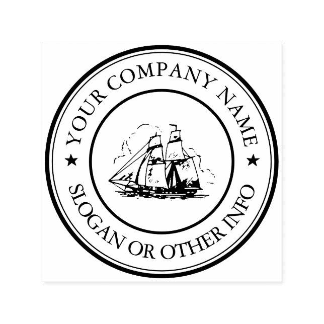 Crie seu carimbo personalizado de autoimpressão do (Design)