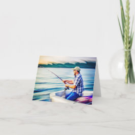 Crie seu Cartão com fotos de pesca