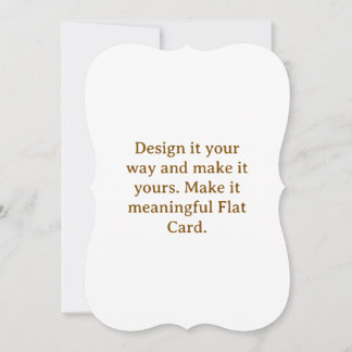 Crie seu cartão simples personalizado de 5" x 7"