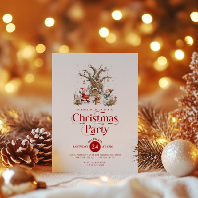 Crie Seu Convite de Natal Personalizado (Criador carregado)