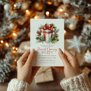 Crie seu convite para abertura de Natal