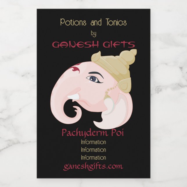 Crie seu perfil Colorido Ganesh (Rótulo Único)