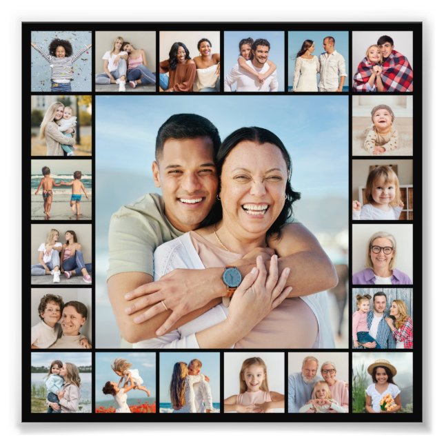 Crie seu próprio 21 Foto de Colagem de Fotos Alarg (Frente)