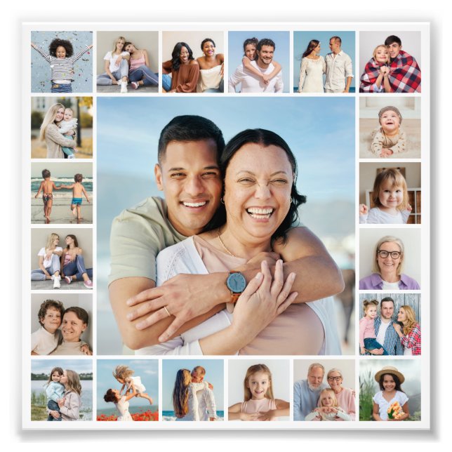 Crie seu próprio 21 Foto de Colagem de Fotos Alarg (Frente)