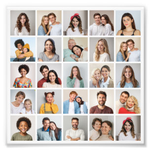 Crie seu próprio 25 Foto de Colagem de Fotos Alarg