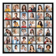 Crie seu próprio 36 Foto Collage Foto Alargamento