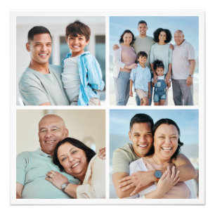 Crie seu próprio 4 Foto Collage Foto Alargamento