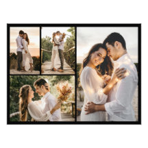 Crie seu próprio 4 Foto Collage Foto Alargamento