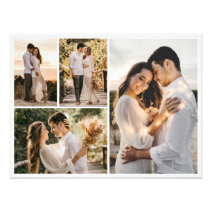 Crie seu próprio 4 Foto Collage Foto Alargamento