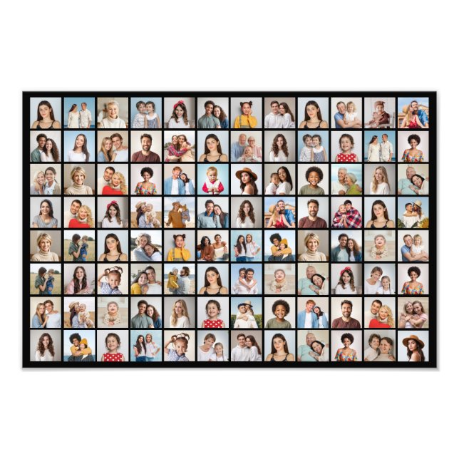 Crie seu próprio 96 Foto Collage Foto Alargamento (Frente)