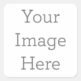 Crie seu próprio adesivo quadrado