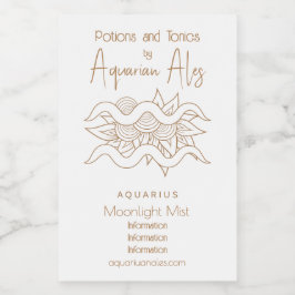 Crie seu próprio aquário Dourado e branco elegante