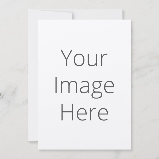 Crie Seu Próprio Artisan Sentiu Convite Ecru 5"x7" (Frente)