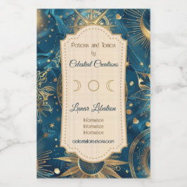 Crie seu próprio azul místico e Dourado celeste