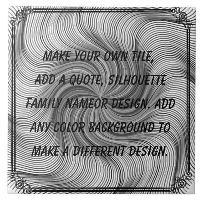 CRIE SEU PRÓPRIO AZULEJO CERÂMICO (Frente)