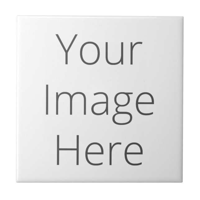 Crie seu próprio Azulejo de fotos pequeno cerâmico (Frente)