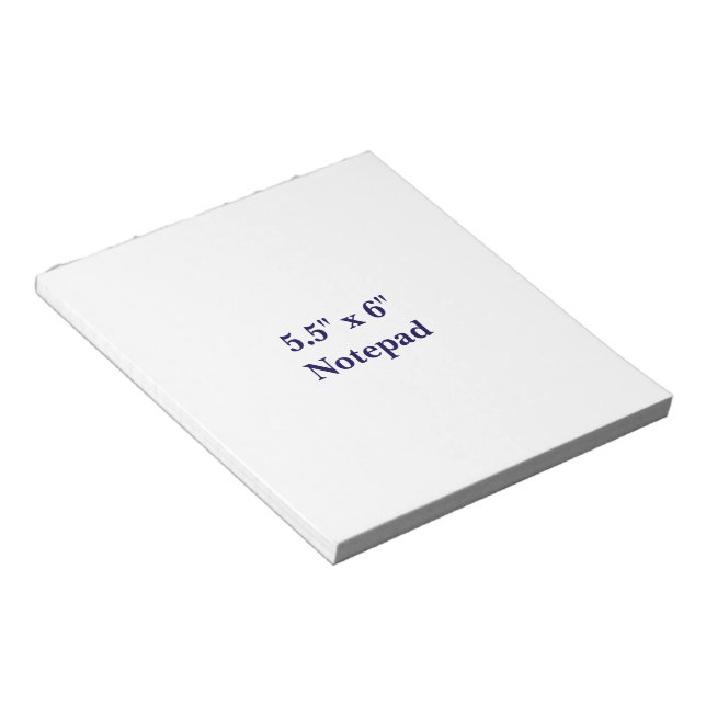 Crie seu próprio bloco de notas de 5,5" x 6" (Inclinado)
