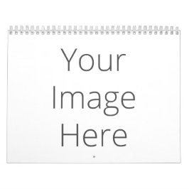 Crie Seu Próprio Calendário Branco, Médio