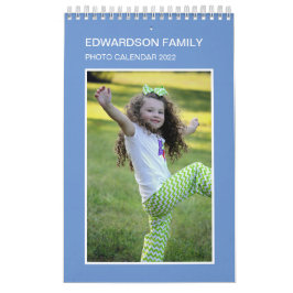 Crie seu próprio calendário de ano de fotos da fam