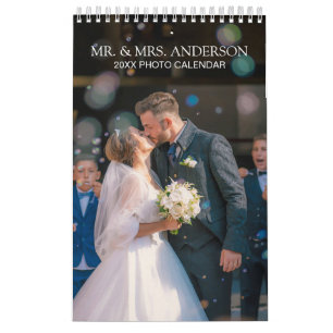 Crie seu próprio Calendário de Fotos de Casamento