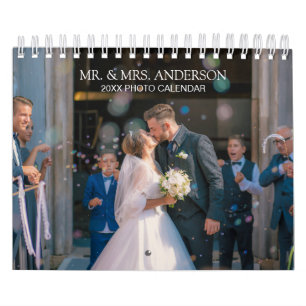 Crie seu próprio Calendário de Fotos de Casamento