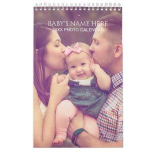 Crie seu próprio calendário de fotos do bebê 2025