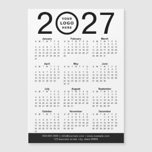 Crie seu próprio calendário de logotipo de negócio