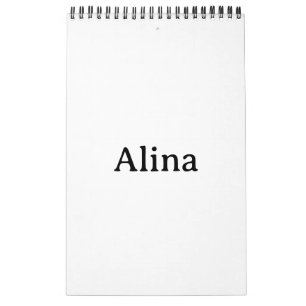 Crie seu próprio calendário de página única 11" x 