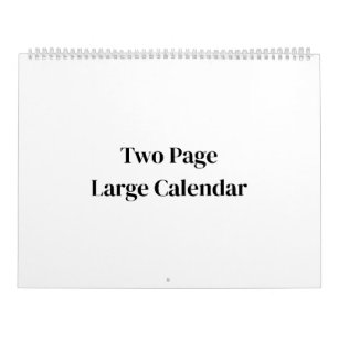 Crie seu próprio calendário grande em Português