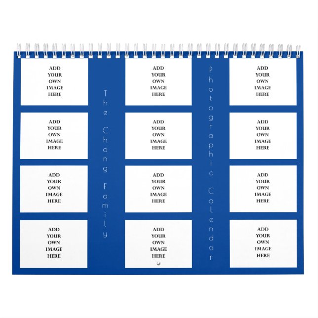 crie seu próprio calendário para 2025 (Capa)