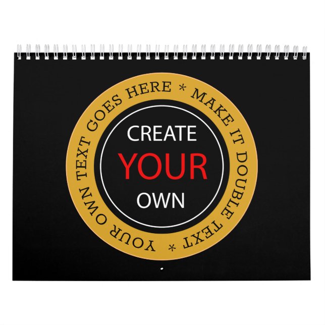 Crie seu próprio calendário personalizado e com ma (Capa)