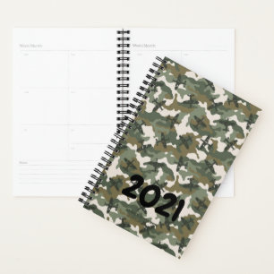 Crie Seu Próprio Calendário Planejador CAMO PLANE