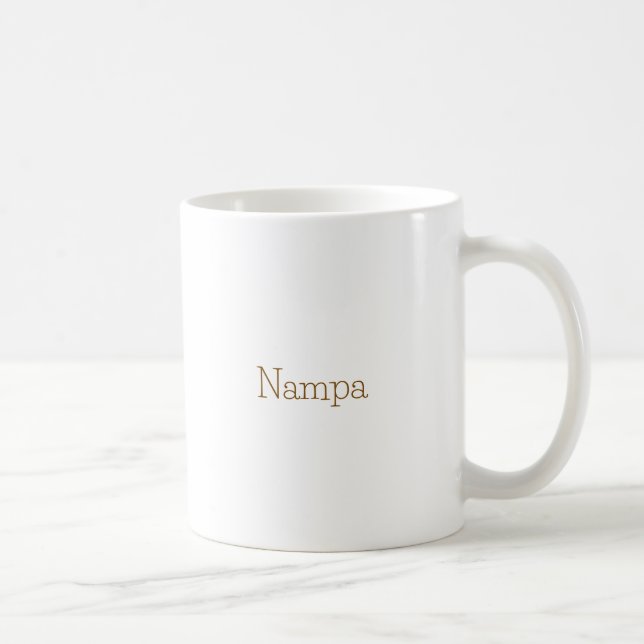 Crie Seu Próprio Caneca de Café de 11oz (Direita)