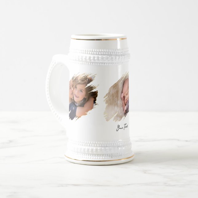 Crie Seu Próprio Caneca de Cerveja Personalizada c (Frente Esquerda)