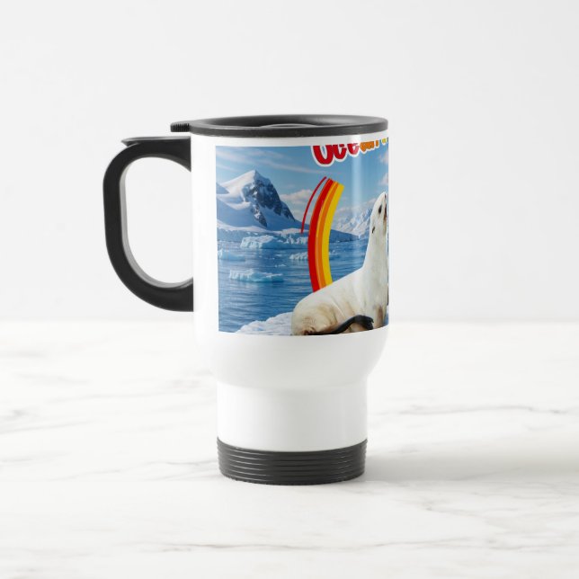 Crie Seu Próprio Caneca de Viagem com Vida Selvage (Esquerda)