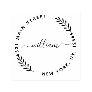 Crie Seu Próprio Carimbo De Autocoloração Redondo 