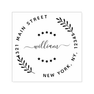 Crie Seu Próprio Carimbo De Autocoloração Redondo 