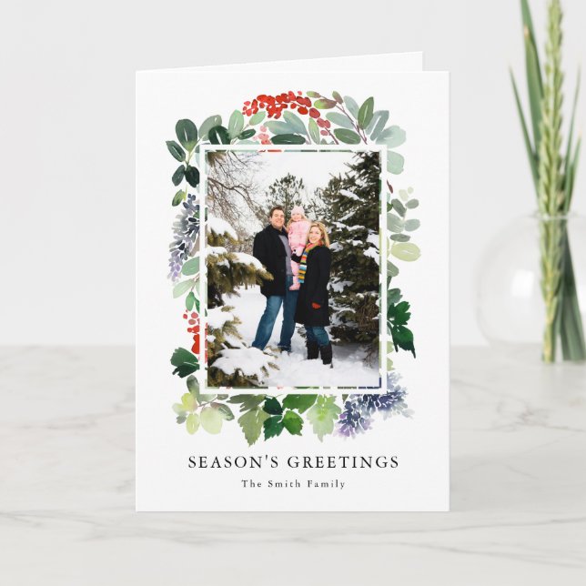 Crie seu próprio Cartão com fotos de Quadro Verde  (Frente)