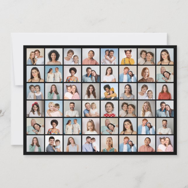 Crie Seu Próprio Cartão de Abertura com Colagem de (Frente)