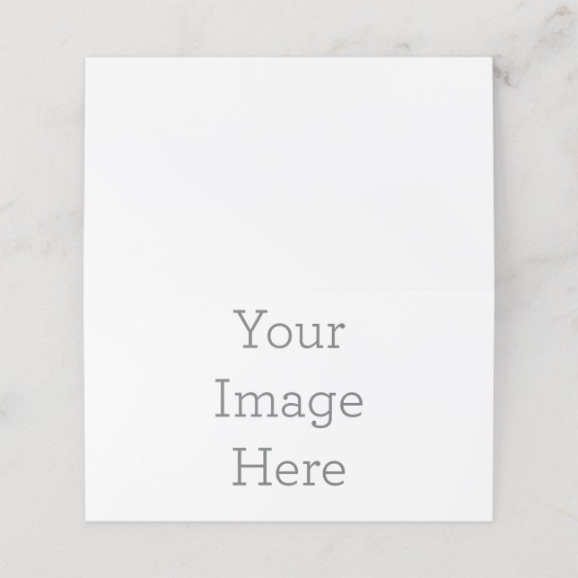 Cartão fidelidade folha dupla Horizontal Estilo Tenda (Exterior/Desdobrado)