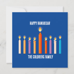 Crie seu próprio cartão de Hanukkah feliz