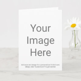 Crie seu próprio cartão de saudação dobrado 13 x 1